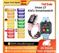 Imoo-reloj inteligente Z7 para niños, dispositivo con GPS, SIM, 4G, vídeo HD y llamada de voz, resistente al agua IPX8, versión Global Pink