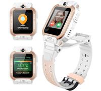 imoo Watch Phone, Smartwatch para niños 4G con videollamadas en HD, Smartwatch para niños con posicionamiento GPS en Tiempo Real, Resistencia al Agua IPX8 (Z7, Blanco)