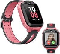 imoo Z1 Reloj Inteligente para Niños, 4G Video y Llamadas Reloj Teléfono con Seguimiento GPS, Resistente al Agua IPX8, Batería Duradera, Modo de Clase, Rechazo de Extraños, Chat Familiar (Rosa)
