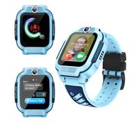 imoo Z3 Reloj Inteligente Niño con GPS Localizador y Llamadas, Smartwatch para Niños 4G con Llamadas de Video, SMS, Podómetro, Modo Escuela, Resistente al Agua IP68, Regalo para Niños y Niñas (Azul)