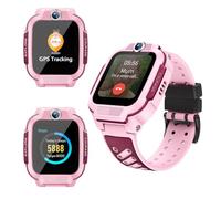 imoo Z3 - Reloj inteligente para niños con rastreador GPS 4G, reloj para niños y niñas, reloj de teléfono con videollamada, voz/chat familiar, 8G ROM, modo escolar, podómetro, impermeable IP68, rosa