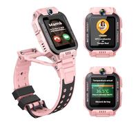 imoo Z7 Reloj Inteligente Niño, Smartwatch Niños con GPS Y llamadas con Videollamada, Chat Familiar, 4G Reloj Niña for Kids, Localización En Tiempo Real Y Resistencia al Agua IPX8, Doble Cámara,Rosado