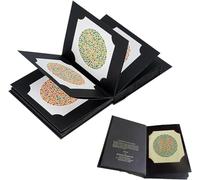 IMOSEI Libro de prueba de visión a color, tabla de pruebas para ciegos al color, 38 placas, distingue entre pacientes daltónicos, números ocultos y diseño de categorías, para hospital de centro de