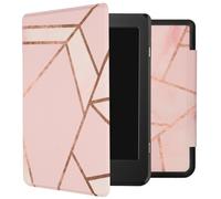 imoshion Design Slim Hard Case Funda Plegable Tolino Página 2 - Rosa Gráfico