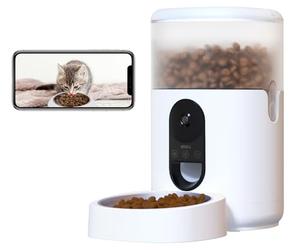 Imou 4L Comedero Gato Automático Cámara 4MP,Dispensador Comida Gatos/Perros