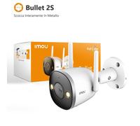Imou Bullet 2S Cámara IP Seguridad WiFi Micrófono Altavoz Interior Blanca