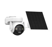 Imou Cámara de seguridad de 3 MP para el hogar, cámara inalámbrica para exteriores, cámara de seguridad solar, cámaras de vigilancia al aire libre, cámaras de vigilancia domo PT 3MP con nuevo panel