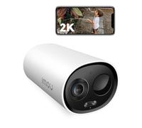 Imou Cámara Vigilancia WiFi Exterior con Batería 2K(3MP), Cámara Exterior Interior Sin Cable, Visión Nocturna en Color, Detección de Humana PIR, Audio Bidireccional, Admite Tarjeta SD 256G, IP66