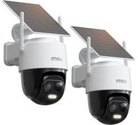 Imou Cell PT 2C (2Pack) - Cámara Vigilancia WiFi 3K Exterior Solar, Cámara Sin Cable de Batería Duración de 365 Días, Visión Nocturna en Color, Seguimiento Inteligente, Detección de Humana/Vehículo