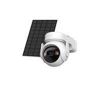 IMOU Cell PT Lite Kit, 2K/3MP, cámara de seguridad inteligente con batería recargable Wi-Fi para exteriores con panel solar