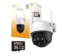 Imou Cruiser 2C Cámara WiFi Exterior 2K con IA + Tarjeta de Memoria 32GB MicroSDHC Clase 10