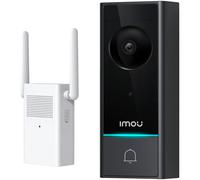 IMOU DB60/DS21-PEUR-IMOU Kit Doorbel DB60 5MP - WiFi 2.4 GHz / 6200 mAh ó AC 12~24V - 164º / IR 5m - Botón de llamada / Audio bi