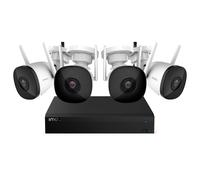 IMOU IMOU-KIT/NVR1104HS-W-S2-CE-1T/4-F22P-0280B Wireless Kit 4 Cámaras Bullet 2C 2MP - NVR 4CH / WiFi 2.4 GHz - 2.8mm / IR 30 -