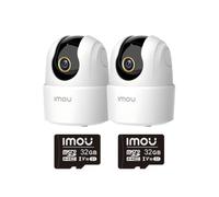 Imou Lotes de Ranger 2C 4MP(P2) Cámara WiFi Interior y 32GB(P2)