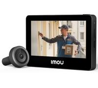 Imou Mirilla Digital de Puerta con Modo AOV (Siempre en Vídeo) - Cámara 5MP Ultra HD, Pantalla a Color de 4.3", WiFi 2,4/5GHz, Detección de Personas, 4800mAh Batería Recargable, Máscara de Privacidad