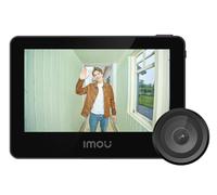Imou Mirilla Digital de Puerta con Pantalla, 4.3'' Monitor Táctil a Color, Cámara Video Inalámbrico 5MP, Batería Recargable 4800mAh, 2.4/5GHz Wi-Fi, Detección de Humano, NO Visión Nocturna, VD1