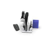 Imp Gaming DLX Twin Charging Tower With Cooling Fans & Game Storage Stand PlaySt