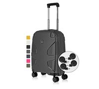 IMPACKT Maleta rígida IP1 de 4 Ruedas de Material Reciclado con Ruedas de Clic Intercambiables, Irongrey, 55 cm (Größe S), Casual