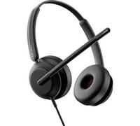 EPOS IMPACT 760 Auriculares con Cable USB-C y USB-A de Doble Auricular para Oficina con Micrófono con Cancelación de Ruido, Controles In-Line, Audio, Comodidad Prolongada para Negocios