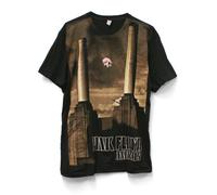 Impact - Camiseta - Hombre de Color Negro de Talla Large - Old Glory - Pink Floyd - Uomo Animals Subway (Camiseta) Large Nero