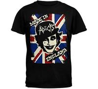 Impact - Camiseta - Hombre de color Negro de talla Medium - Old Glory - The Adicts - Uomo Made In England Soft (Camiseta) Medium Nero