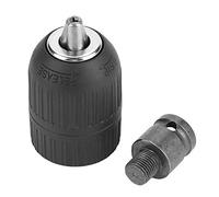 Impact Driver Chuck teccpo, 2-13 mm 1 2"-20UNF Portabrocas sin llave con 2-20UNF Perforación Adaptador de portabrocas de 2" para conversión de portabrocas de impacto de 2-13 mm