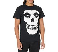 Impact Misfits - Camiseta de manga corta con logotipo y calavera para hombre - negro - Medium