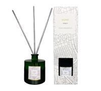IMPACTE Milano. Ambientador Mikado 100ml, Ambientador Varillas. Envase de Diseño Color Verde, Inspirado en Italia. Difusor Perfumado para Hogar. Vila Hermanos (Rome)
