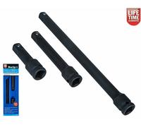 Impacto Barras de Extensión 1.3cm 3pc Largo Alcance Set Conducir 02071
