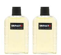 IMPACTO - Classic, Agua de Colonia Hombre, Pack de 2 x 200 ml, Perfume Formato Spray, Eau de Toilette Natural y Masculina, Aroma Cítrico, Fragancia Fresca, Elegante y de Larga Duración