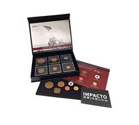 IMPACTO COLECCIONABLES | 6 Monedas Auténticas de la Segunda Guerra Mundial (1938-1945) - Colección Pearl Harbor y Guerra del Pacífico en Caja coleccionista - con Certificado de Autenticidad