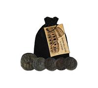 IMPACTO COLECCIONABLES | Auténticas Monedas Antiguas Romanas 300-400 d.C | Colección del Imperio con Emperadores, Dioses y Legiones | Inspeccionadas por Expertos y Presentadas en Bolsa de Terciopelo