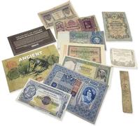 IMPACTO COLECCIONABLES | Colección de 10 Billetes Antiguos Auténticos Desde 1792/3 hasta 2014, 4 Siglos de Historia | Incluye Certificado de Autenticidad Coleccionistas.