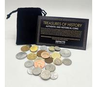 IMPACTO COLECCIONABLES | Colección de 30 Monedas Auténticas de Europa- Piezas de Colección Sin Repeticiones, Originales y Certificadas por Expertos