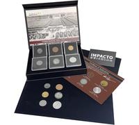 IMPACTO COLECCIONABLES | Tercer Reich Colección de 6 Monedas Auténticas de la Segunda Guerra Mundial - Lote Histórico Original en Estuche de Lujo con Certificado de Autenticidad.