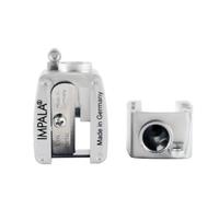 IMPALA | 2 Piezas Sacapuntas Cosmética de Precisión | Manual de Mono Orificio | Para Lápiz de Cejas, Ojos, Delineador de Ojos y Labios