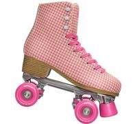 Impala Discoroller Patines Cuádruples Artísticos Retro Rosa A Cuadros