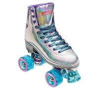 Impala Quad Patines Discoroller para Damen Holográfico Plateado Arcoíris