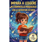 impara a leggere in stampatello maiuscolo con le avventure di Sofia
