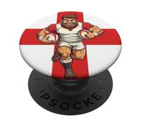 Imparable Carga Cartoon Rugby Power Run PopSockets PopGrip Adhesivo