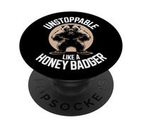 Imparable como un tejón de Miel PopSockets PopGrip Adhesivo
