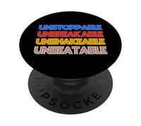 Imparable Inmejorable Inquebrantable Inmejorable PopSockets PopGrip Adhesivo