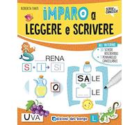 Imparo a leggere e scrivere. Ediz. a colori. Con pennarello cancellabile (Scrivi e cancella)
