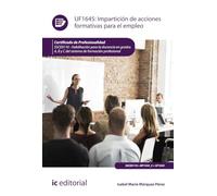 Impartición de acciones formativas para el empleo. SSCE0110 - Habilitación para la docencia en grados A, B y C del Sistema de Formación Profesional (FORMACION)