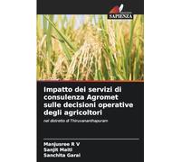 Impatto dei servizi di consulenza Agromet sulle decisioni operative degli agricoltori