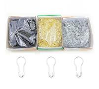 imperdibles, 1000/2000 alfileres de bombilla dorados y plateados for manualidades, marcadores de puntadas metálicos, imperdibles de calabaza for tejer y coser.(Silver,1000PCS)