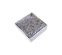 imperdibles, 1000 alfileres de bombilla de hierro/cobre, marcadores de puntadas metálicos, imperdibles de calabaza, for tejer, coser, manualidades y ropa.(Silver,Iron material/1000PCS)