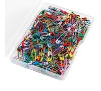 Imperdibles Pequeños, 250 Pcs Mini Imperdibles de Colores, 19mm Pines de Seguridad, Accesorios de Costura para Segurar Ropa, Manualidades y Hogares