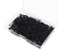 Imperdibles Pequeños, 250 Pcs Mini Imperdibles de Negro, 19mm Pines de Seguridad, Accesorios de Costura para Segurar Ropa, Manualidades y Hogares