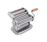 Imperia IPasta Línea Clásica. Máquina para pasta. 100% Made in Italy. Máquina de pasta fresca en acero. Laminadora manual con manivela. Crea láminas para lasagne, tagliolini, fettuccine.